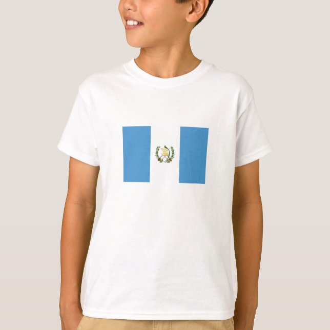 Camiseta Bandeira da Guatemala (Frente)