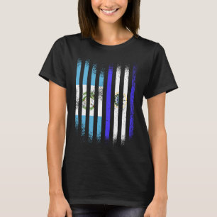 Camiseta Bandeira da Guatemala El Salvador Bandeiras de Paí