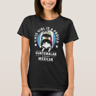 Camiseta Bandeira da Guatemala Mulheres Crescidas no México