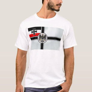 Camiseta Bandeira da guerra de Prússia