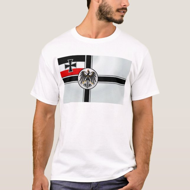 Camiseta Bandeira da guerra de Prússia (Frente)