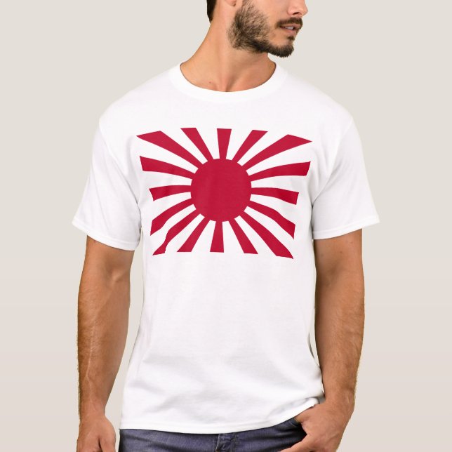 Camiseta Bandeira da guerra de Sun de ascensão do exército (Frente)