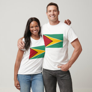 Camiseta Bandeira da Guiana