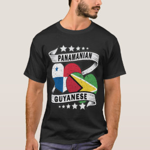 Camiseta Bandeira Da Guiana E Do Panamá