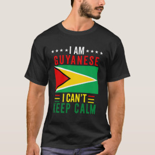 Camiseta Bandeira Da Guiana Para Homens Mulheres Patrimônio