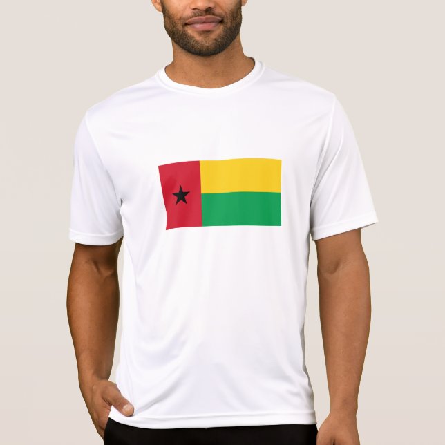 Camiseta Bandeira da Guiné-Bissau (Frente)