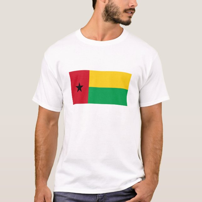 Camiseta Bandeira da Guiné-Bissau (Frente)