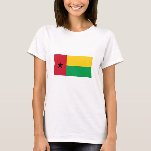 Camiseta Bandeira da Guiné-Bissau (Frente)
