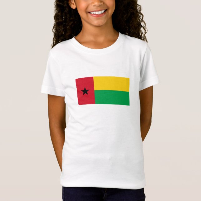 Camiseta Bandeira da Guiné-Bissau (Frente)