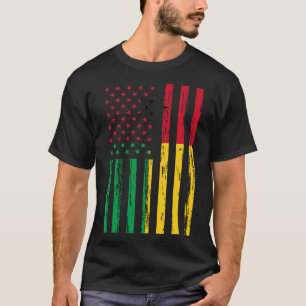 Camiseta Bandeira da Guiné Bissau América EUA DNA para Gui
