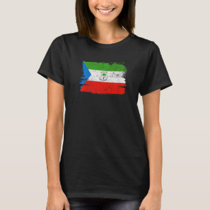 Camiseta Bandeira da Guiné Equatorial Orgulho Amizade Orgul
