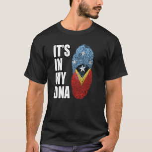 Camiseta Bandeira da Herança de DNA Misto Timorense e Micro