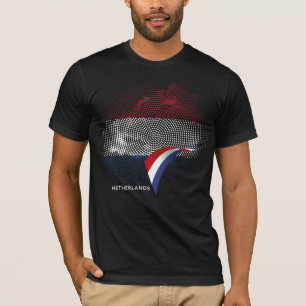 Camiseta bandeira da Holanda