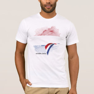 Camiseta bandeira da Holanda