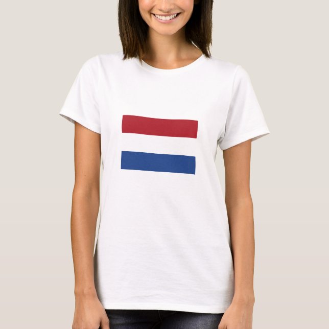 Camiseta Bandeira da Holanda (Frente)