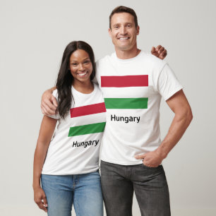 Camiseta Bandeira da Hungria