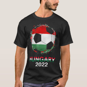 Camiseta Bandeira da Hungria 2022 Equipe de Futebol Húngar