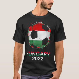 Camiseta Bandeira da Hungria 2022 Equipe de Futebol Húngaro
