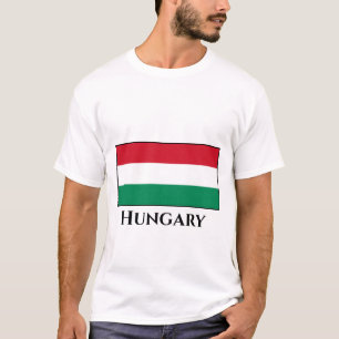 Camiseta Bandeira da Hungria (Húngaro)