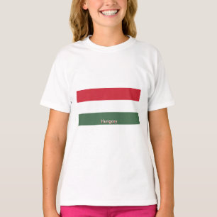Camiseta Bandeira da Hungria personalizada