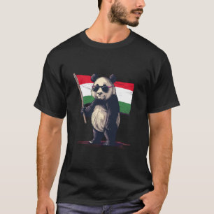 Camiseta Bandeira da Hungria Urso Panda Raízes Húngaras Hun