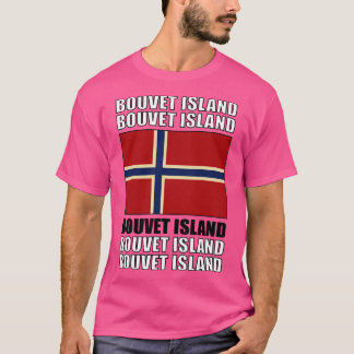 Camiseta Bandeira da Ilha Bouvet