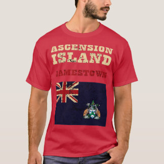 Camiseta Bandeira da Ilha da Ascensão