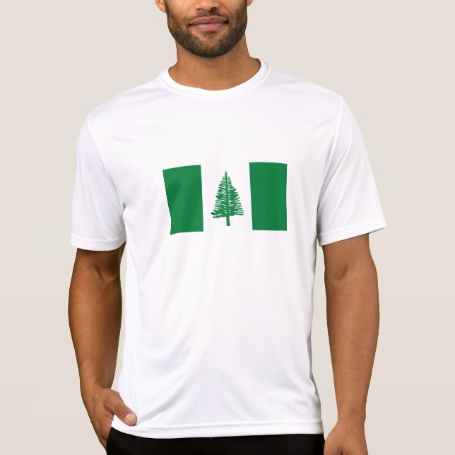 Camiseta Bandeira da Ilha Norfolk (Frente)