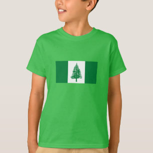 Camiseta Bandeira da Ilha Norfolk