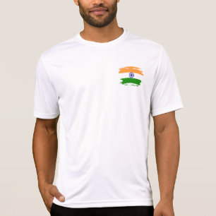 Camiseta bandeira da Índia