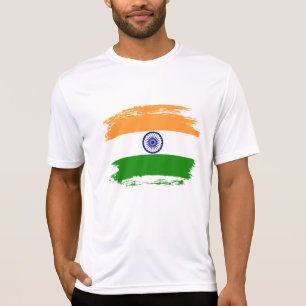 Camiseta bandeira da Índia