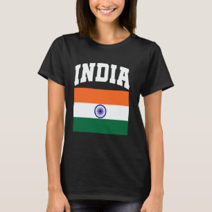 Camiseta Bandeira da Índia Celebra a Cultura Herança Diaspo