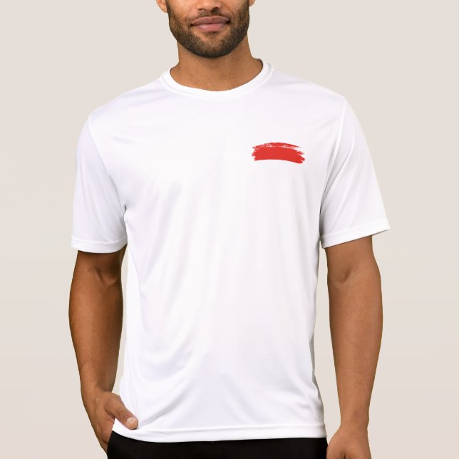 Camiseta bandeira da Indonésia (Frente)