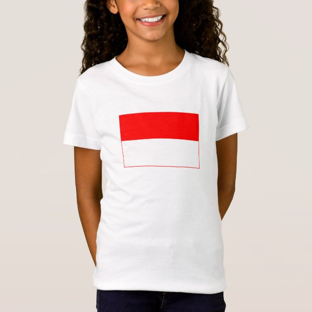 Camiseta Bandeira da Indonésia (Frente)