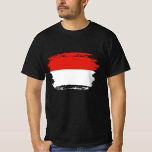 Camiseta Bandeira da Indonésia