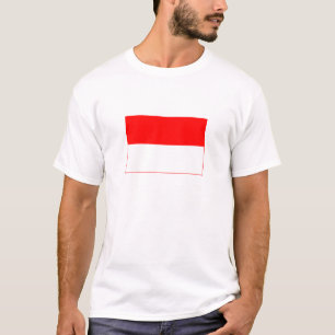 Camiseta Bandeira da Indonésia