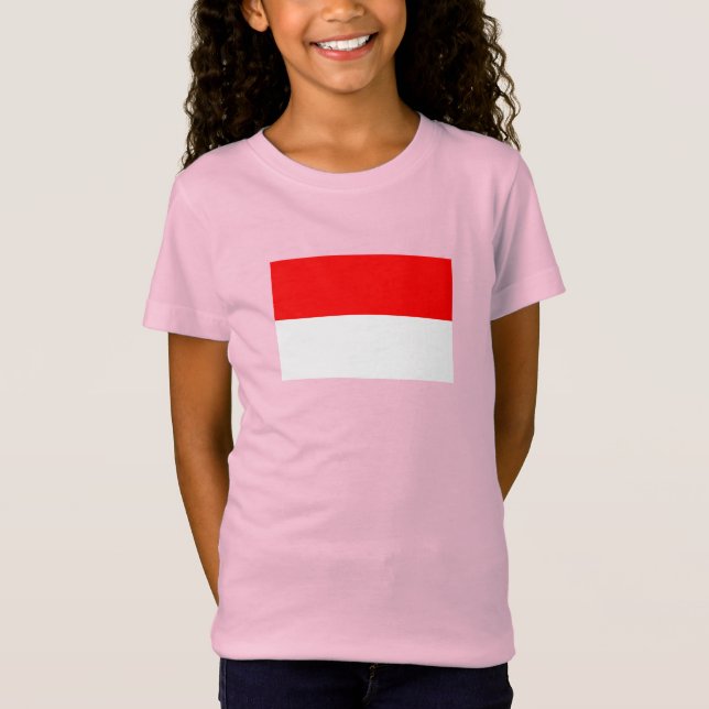 Camiseta Bandeira da Indonésia (Frente)