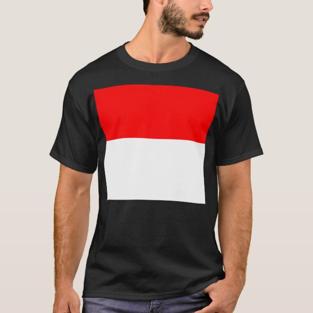 Camiseta Bandeira da Indonésia (Indonésia) (Frente)
