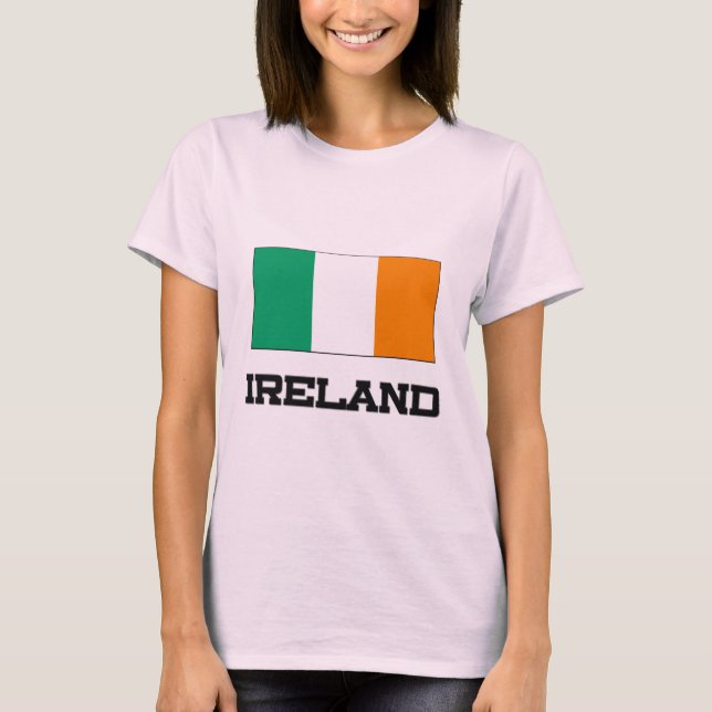 Camiseta Bandeira da Irlanda (Frente)
