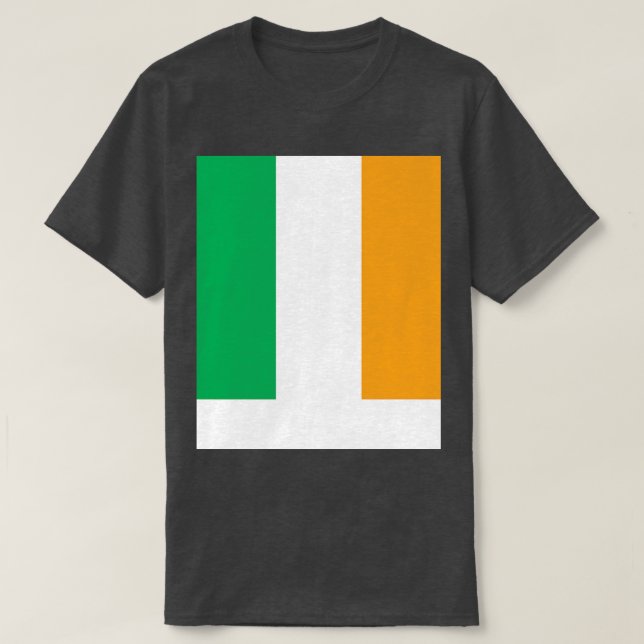 Camiseta Bandeira da Irlanda (Frente do Design)