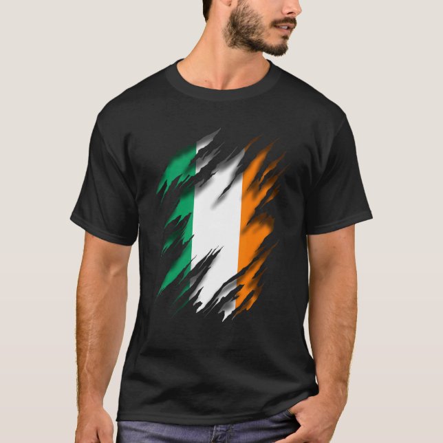 Camiseta Bandeira Da Irlanda 1 (Frente)