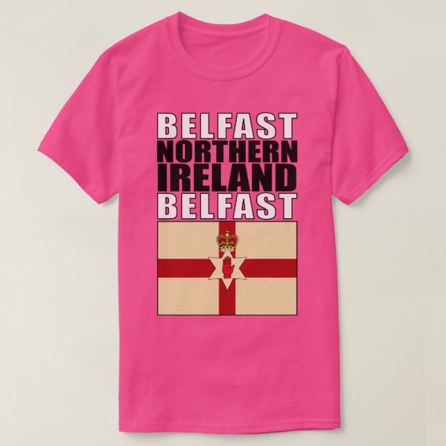 Camiseta Bandeira da Irlanda do Norte (Frente do Design)