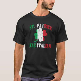 Camiseta Bandeira da Irlanda Itália Trevo Irlanda Dia de Sã