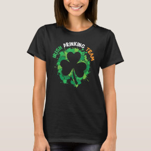 Camiseta Bandeira da Irlanda Trevo do Dia de São Patrício E