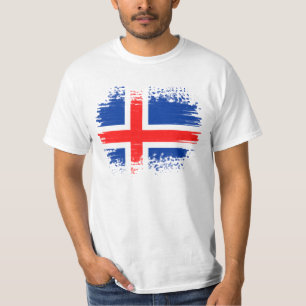Camiseta Bandeira da Islândia