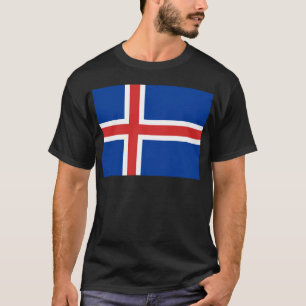 Camiseta Bandeira da Islândia
