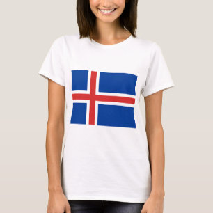Camiseta Bandeira da Islândia