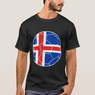 Camiseta Bandeira da Islândia Futebol Islândia Futebol