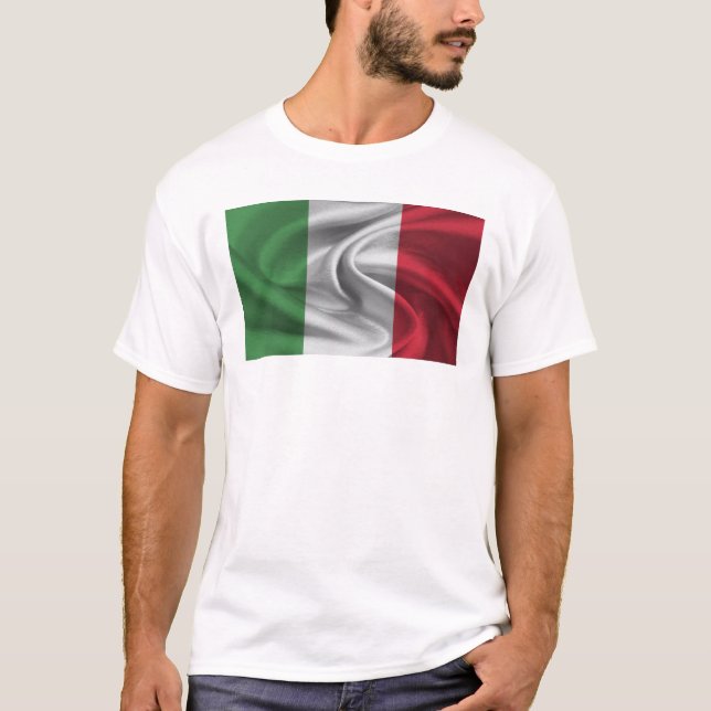 Camiseta Bandeira Da Itália (Frente)