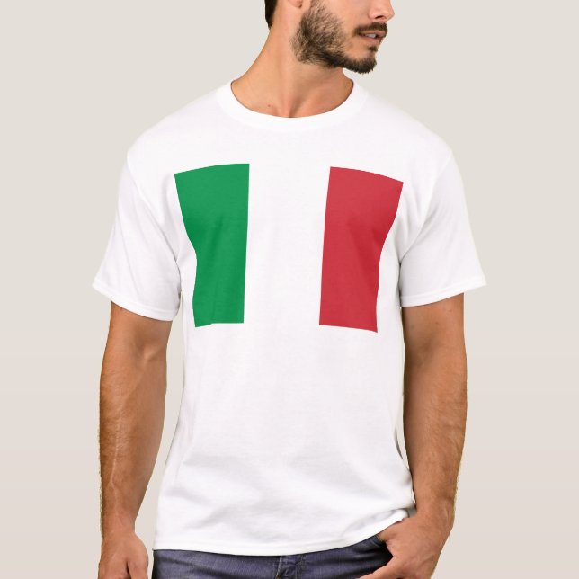 Camiseta Bandeira da Itália (Frente)